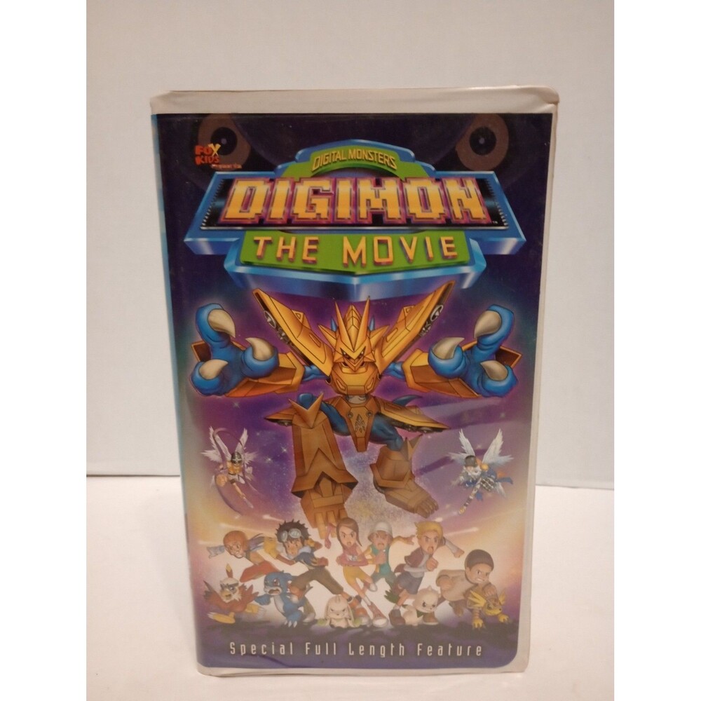 Digimon The Movie VHS 2000 Anime Fox Kids Saban 20th Century Fox Video Cartoon